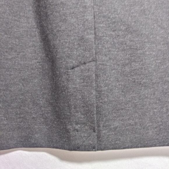 J. Jill Dark Charcoal Heather Ponte Pencil Skirt Size M - Picture 3 of 7